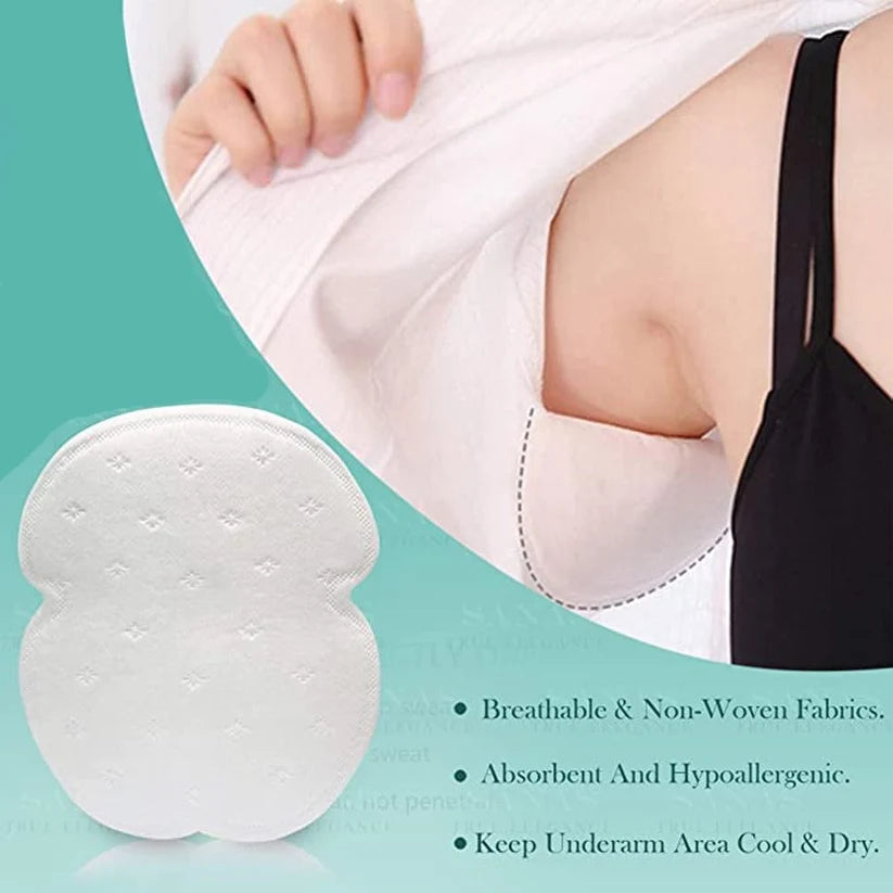 Pack of 10 Disposable Ultra thin Underarm Sweat Pads
