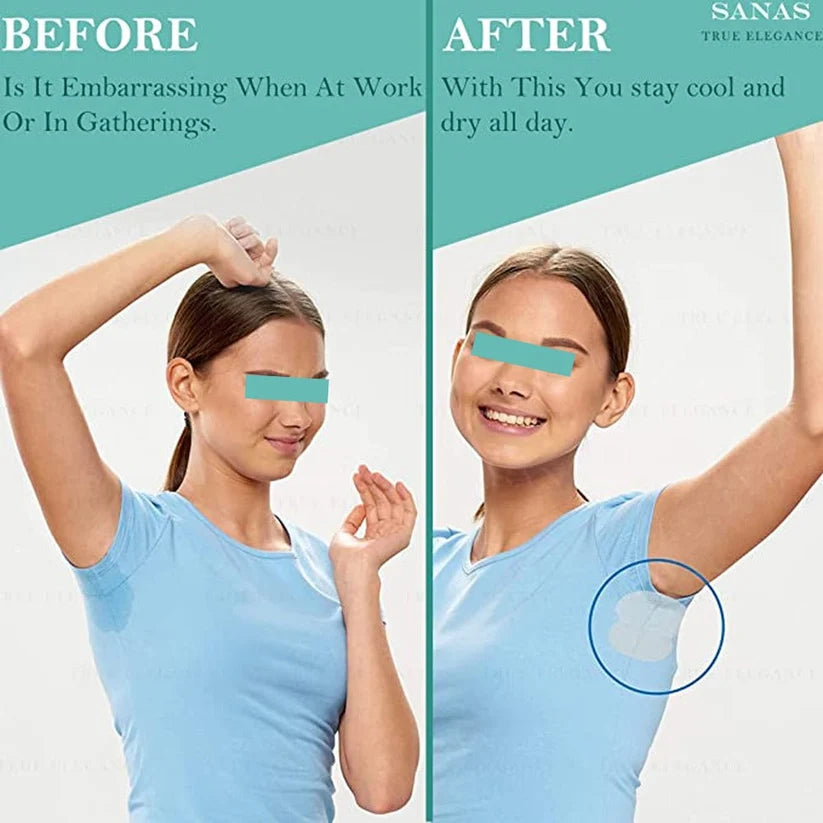 Pack of 10 Disposable Ultra thin Underarm Sweat Pads