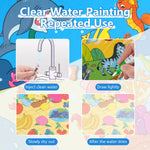 BUY 1 GET 1 FREE Reusable™️ 8 pages Magic Water Painting & Drawing Board Book + Doodle pen