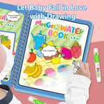 BUY 1 GET 1 FREE Reusable™️ 8 pages Magic Water Painting & Drawing Board Book + Doodle pen