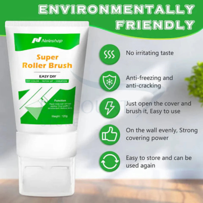 Refilable Repair Wall Paint Roller – Fix Cracks & Stains Easily