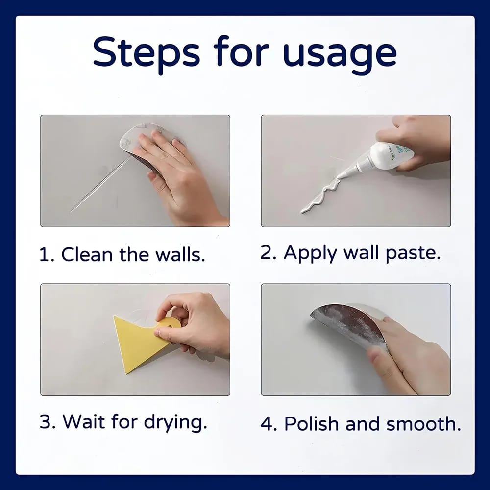 Wall Repair Agent Tile Gap Filler (2 in 1 solution)