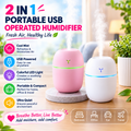 2-in-1 Portable USB Humidifier