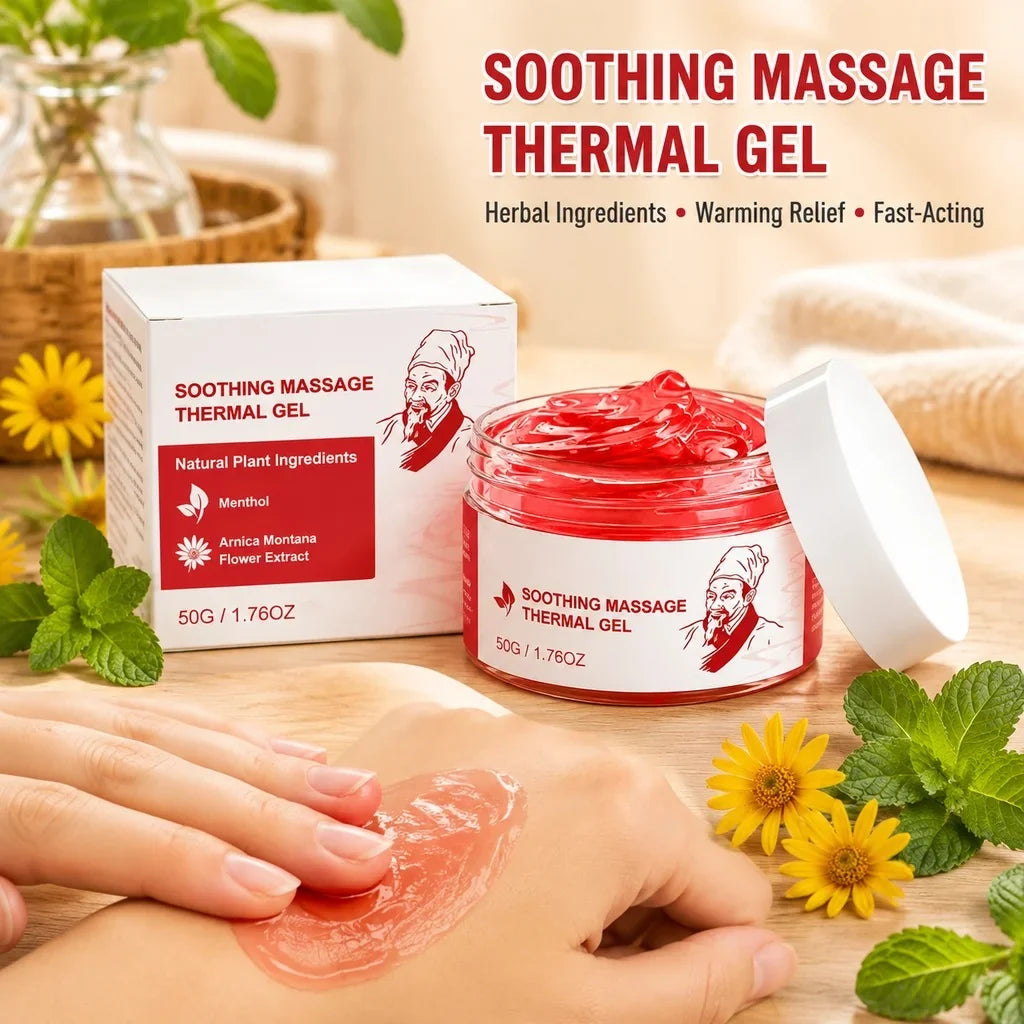 RVDU Massage Thermal Gel - herbal ingredients
