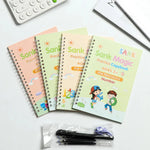 Set of 4 sank handwriting practice book